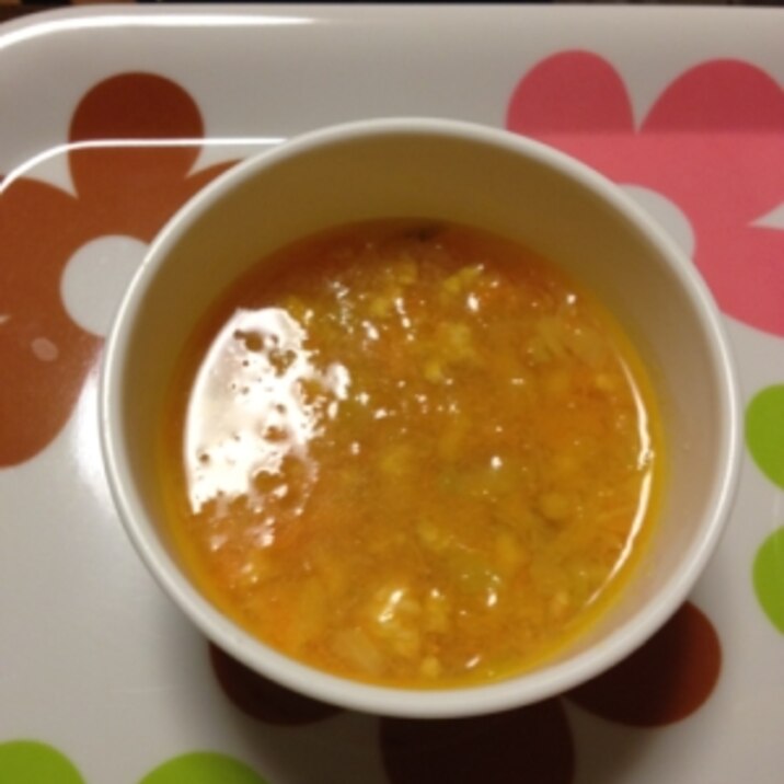 野菜たっぷりスープ（幼児食）